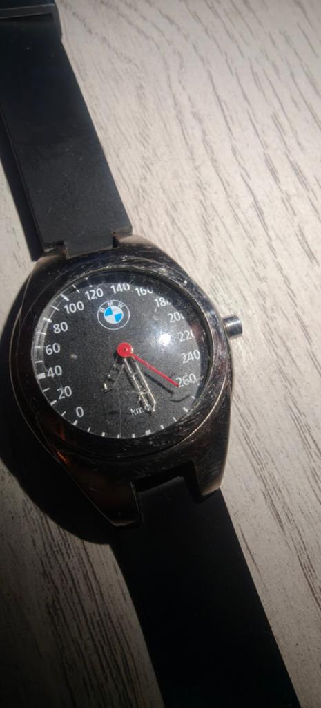 Orginele BMW horloge, Sieraden, Tassen en Uiterlijk, Overige merken, Staal, Met bandje, Polshorloge