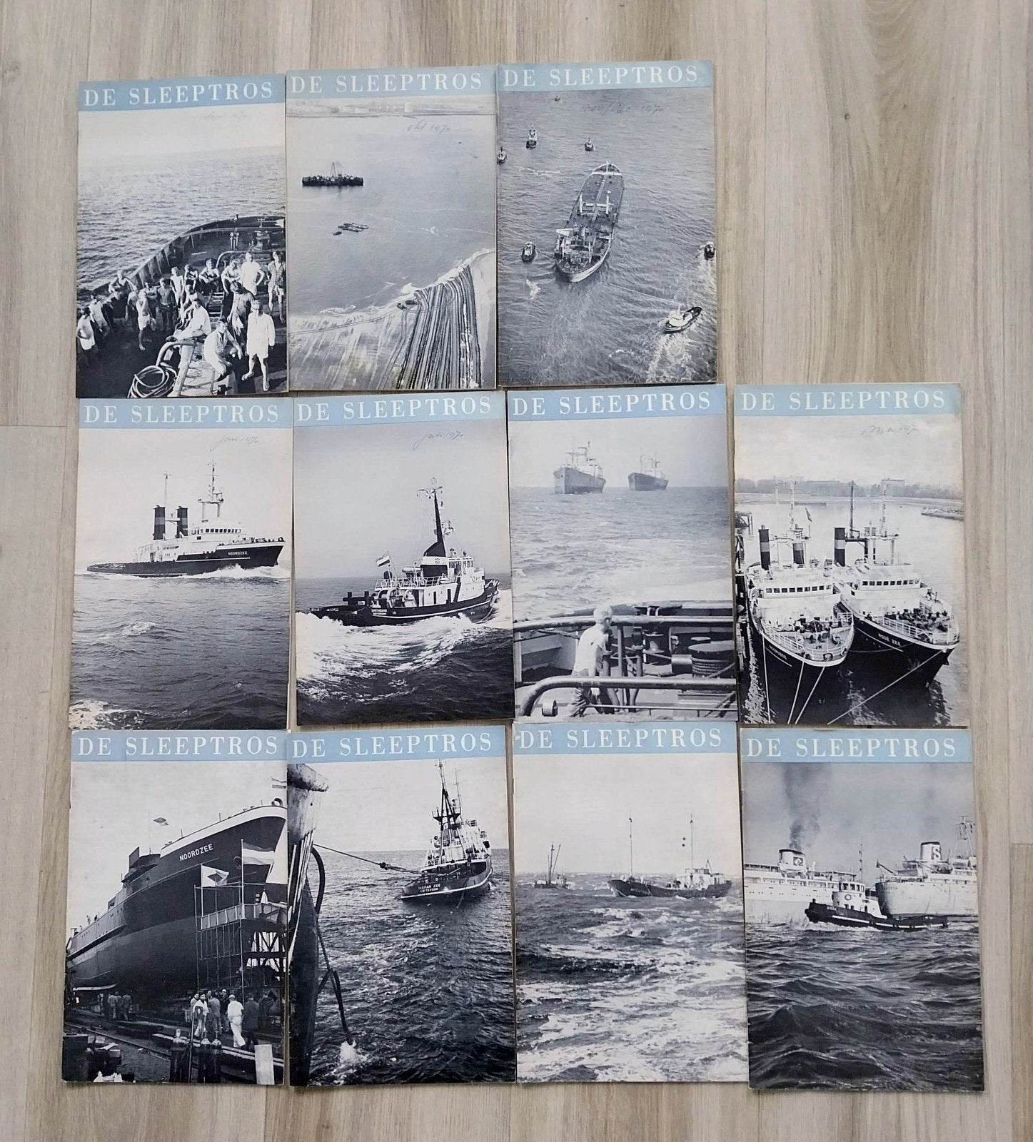 Complete jaargang van de Sleeptros 1970., Verzamelen, Scheepvaart, Ophalen of Verzenden, Gebruikt, Boek of Tijdschrift
