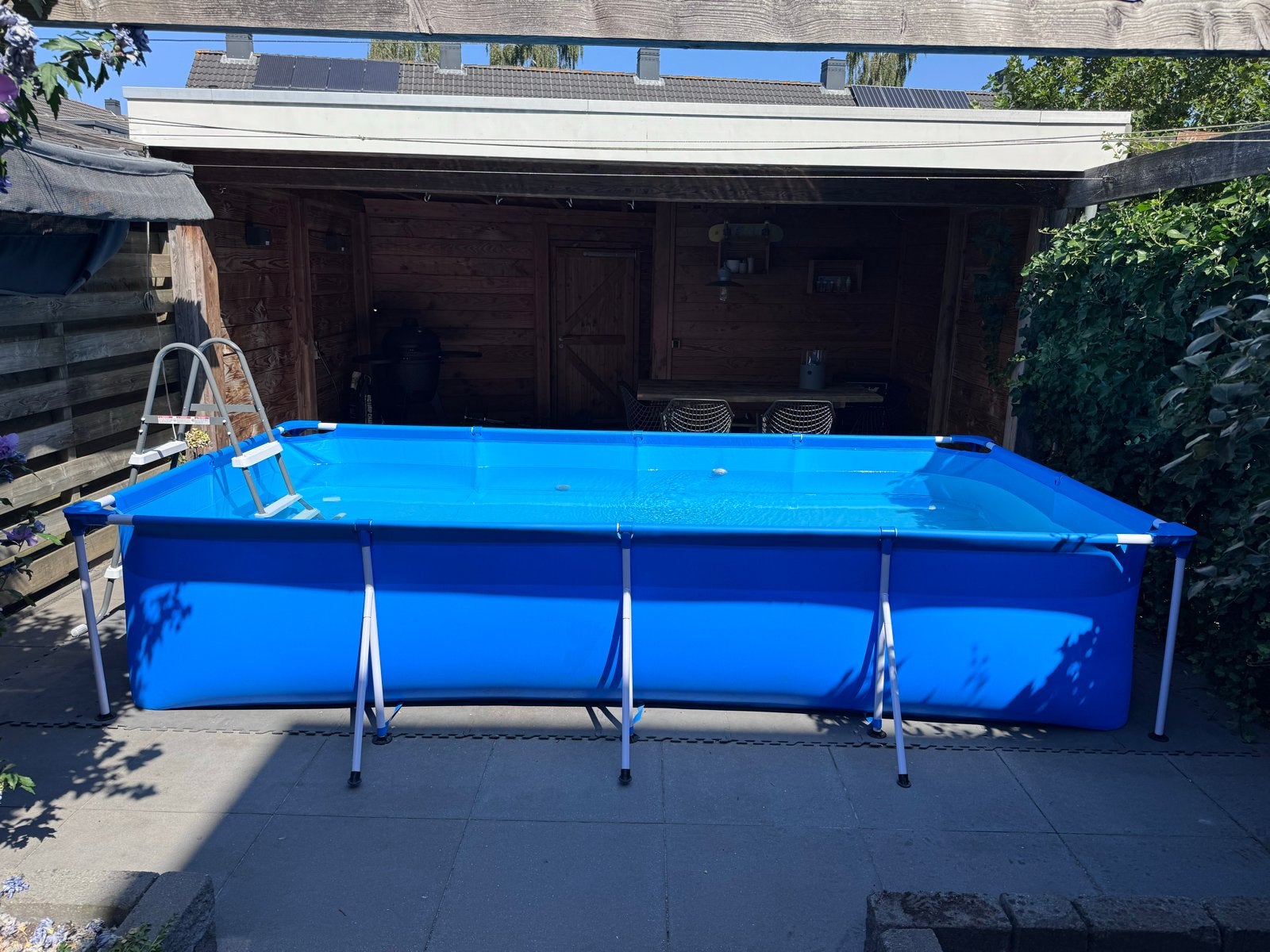 Bestway Steel Pro zwembad met filterpomp, stofzuiger en trap, Tuin en Terras, Zwembaden, Ophalen, 200 tot 300 cm, 80 tot 120 cm