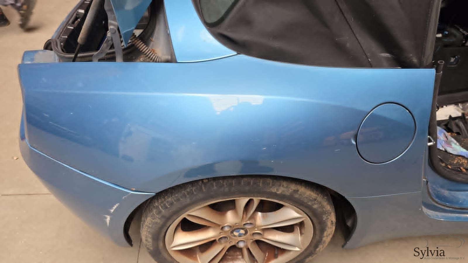 Achterscherm rechts achter spatbord BMW Z4 E85 Maladivenblau, Gebruikt, -, -, Ophalen of Verzenden