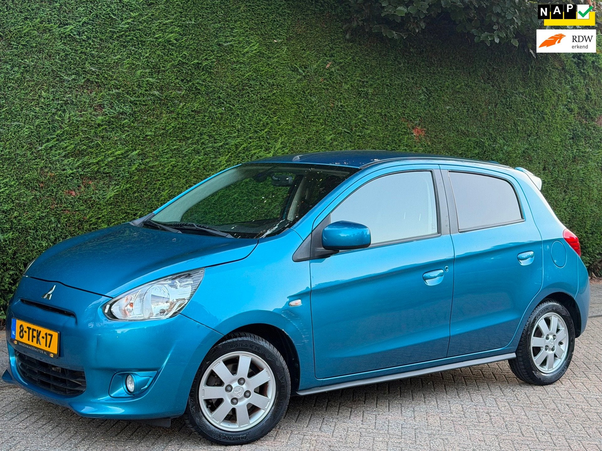 Mitsubishi Space Star 1.0 RIJDSUPER!/NLAUTO!/AIRCO/NAVI/CLIM, Voorwielaandrijving, Euro 5, Stof, Gebruikt