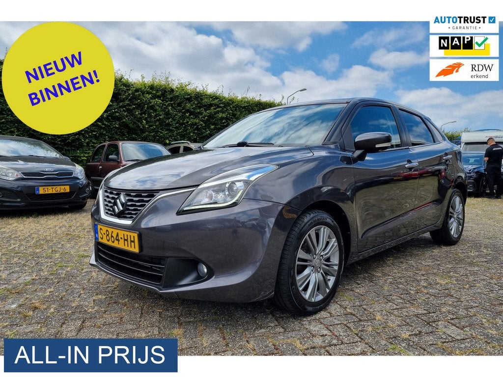 Suzuki Baleno 1.0 Boosterjet High Executive ✅COMPLETE AUTO, Auto's, Suzuki, Voorwielaandrijving, Stof, Gebruikt, Met garantie (alle)