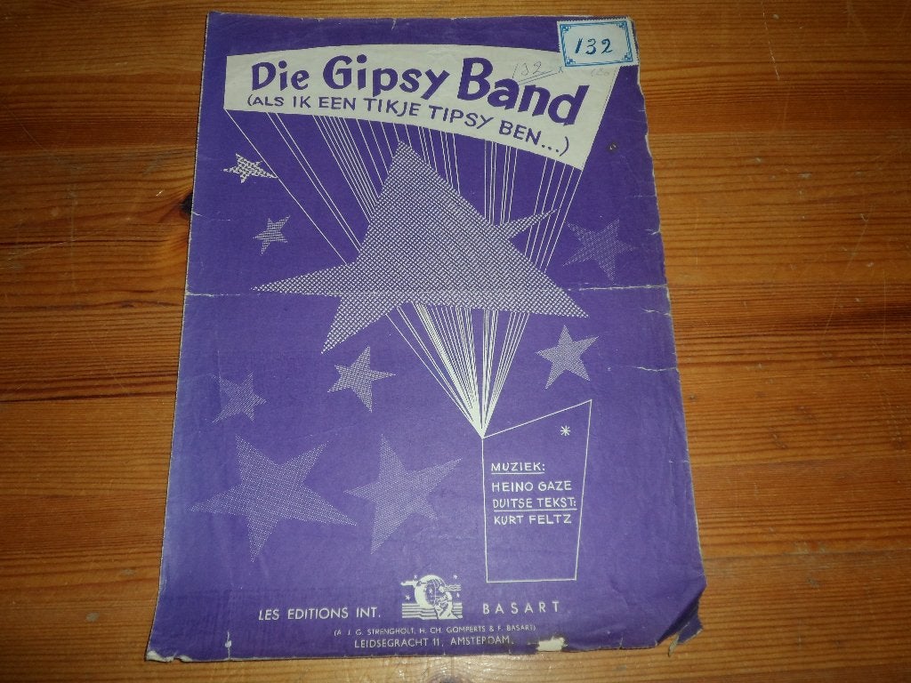 Die gipsy band - egon - mia - heino gaze, Gebruikt, Gitaar, Ophalen of Verzenden, Artiest of Componist