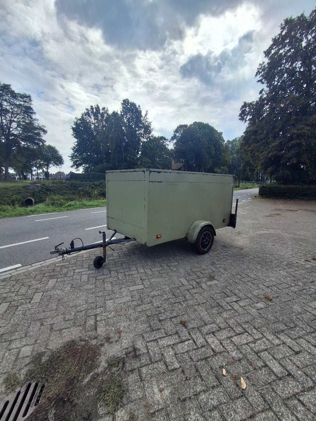 Gesloten aanhangwagen  ( 252x140x120cm lxbxh), Auto diversen, Ophalen, Gebruikt