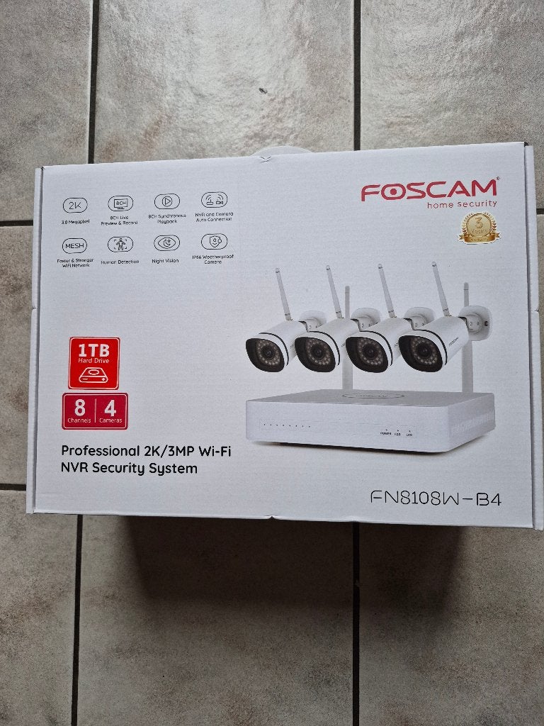 Camera systeem 2K / 3MP wifi NVR Plug & Play systeem, Ophalen, Nieuw, Buitencamera