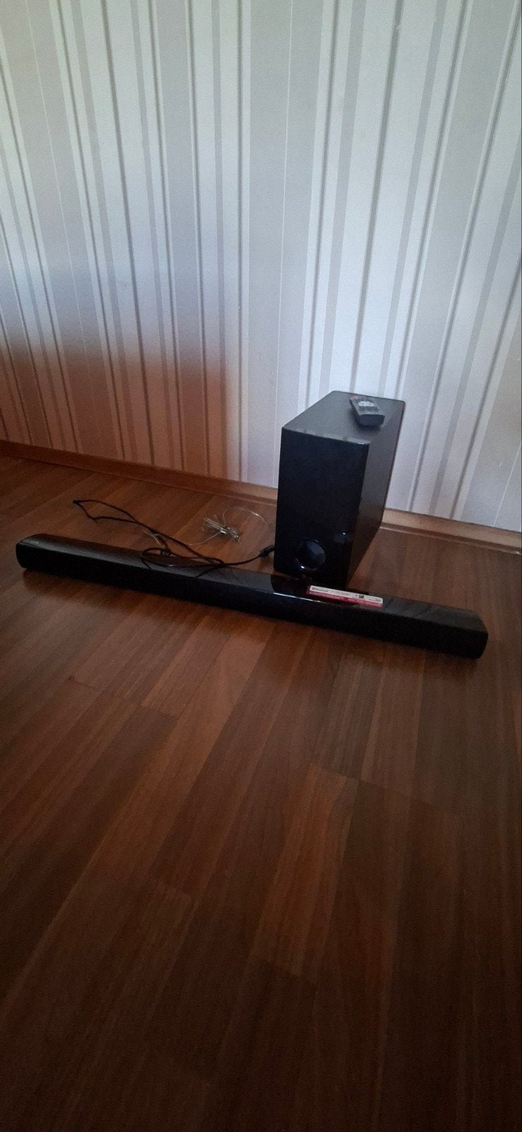 LG Soundbar met subwoofer en afstandsbediening, Ophalen, Bluetooth, Gebruikt