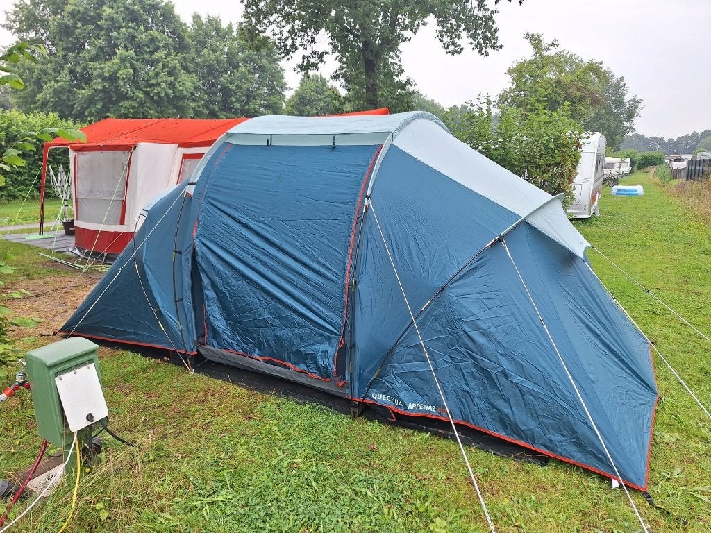Vis a vis tent, Caravans en Kamperen, Tenten, Ophalen, Gebruikt, Tot en met 4