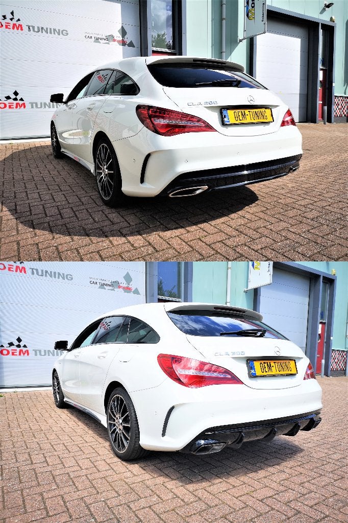 CLA45 AMG Style Diffuser X117 C117 16-19 Hoogglans Zwart, Ophalen of Verzenden
