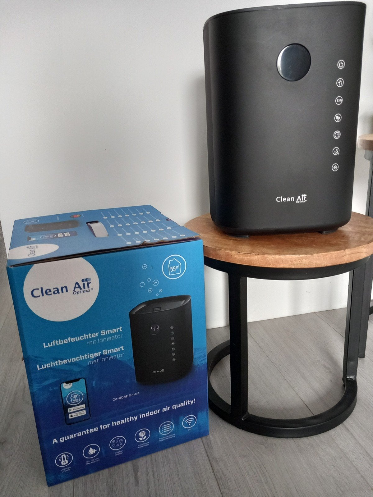 Clean air luchtbevochtiger smart

• Luchtvochtigheid instel, Witgoed en Apparatuur, Ophalen, Luchtbevochtiger