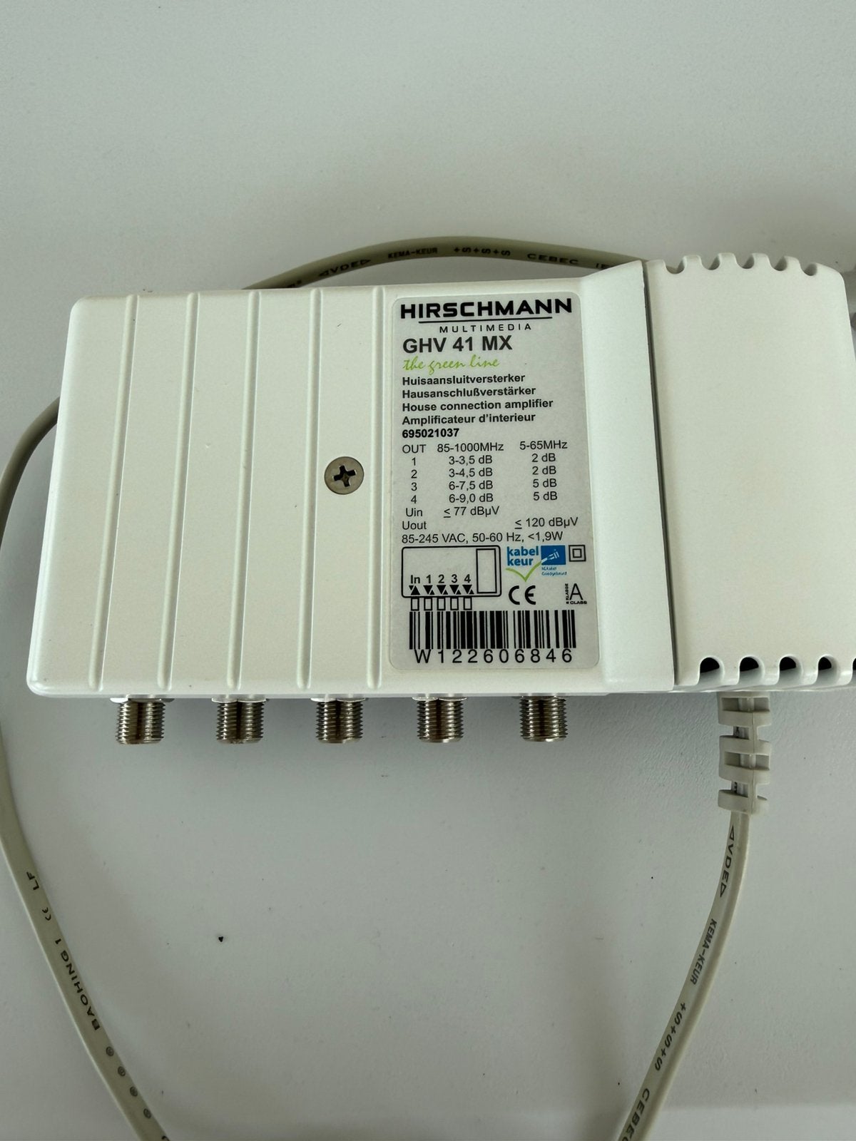 Hirschman GHV 41 MX, Ophalen of Verzenden, Zo goed als nieuw
