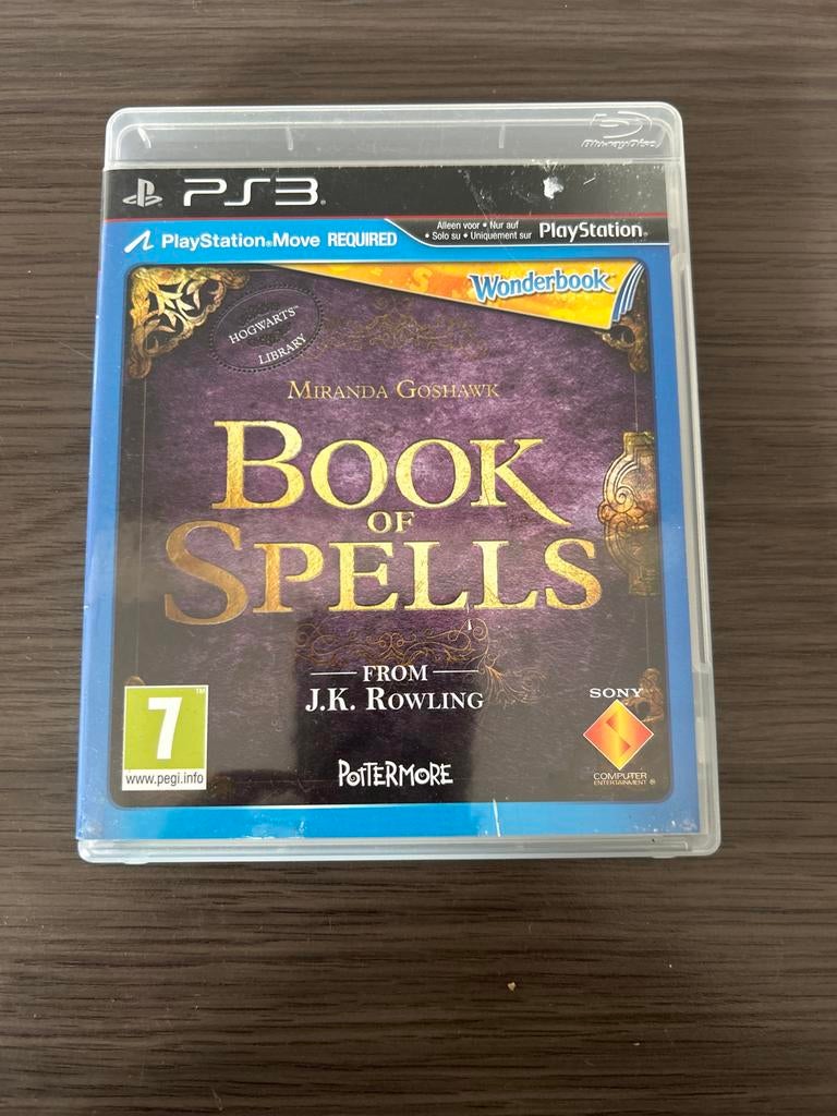 Wonderbook: Book of Spells (PS3) - J.K. Rowling, Puzzel en Educatief, 1 speler, Ophalen of Verzenden, Zo goed als nieuw
