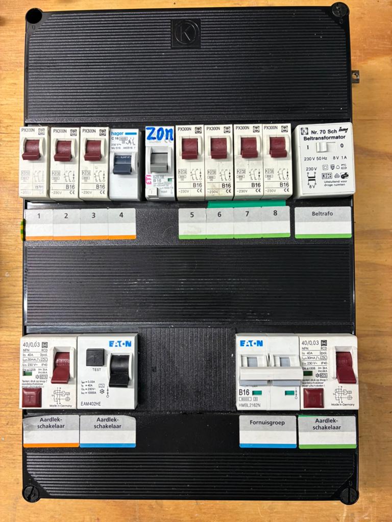 1 Fase meterkast met 2 extra losse groepen, Ophalen of Verzenden, Zo goed als nieuw, Overige typen