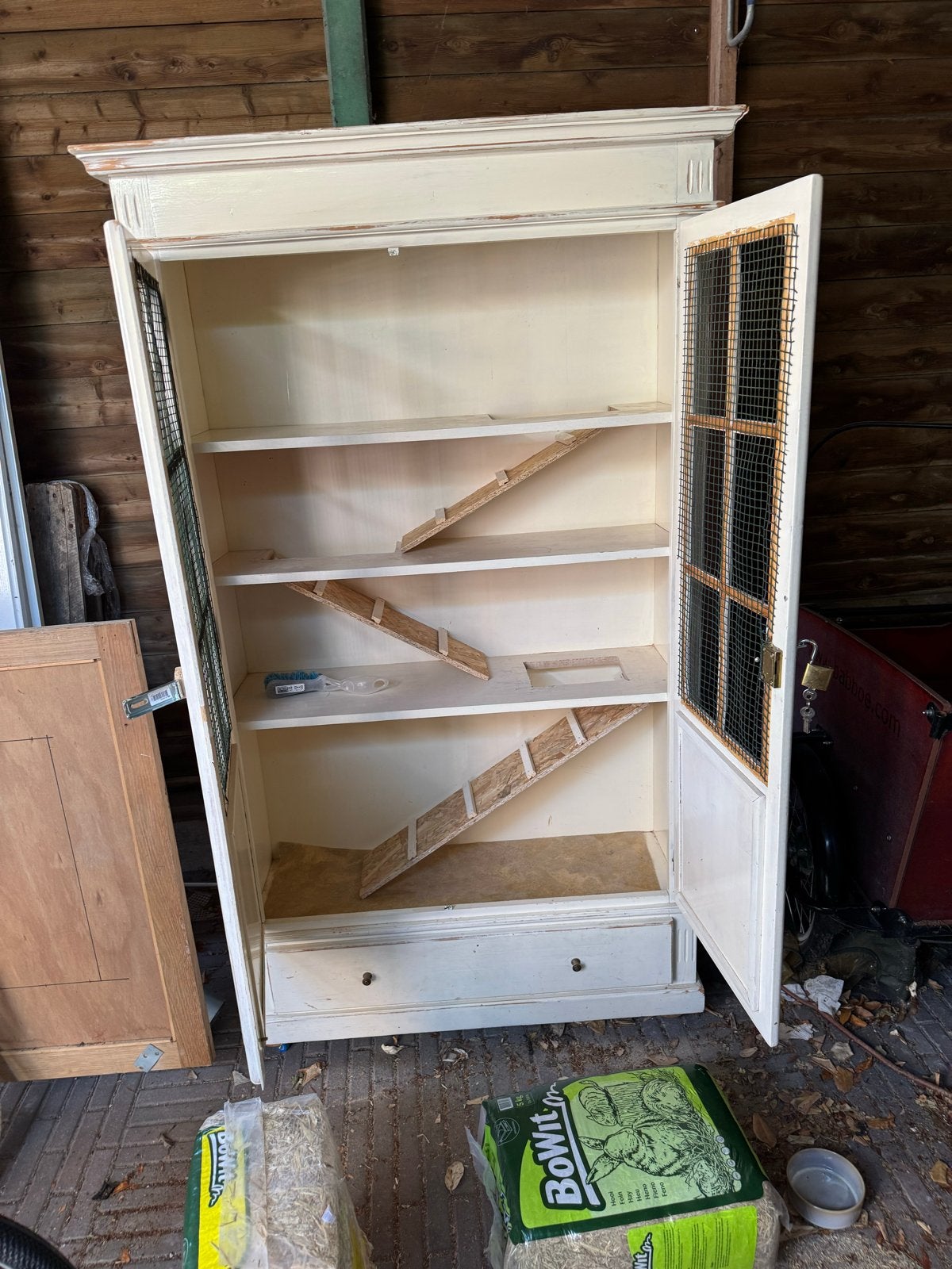 Knaagdierenhok/kast! z.g.a.n., Ophalen, Cavia, Zo goed als nieuw, 90 cm of meer