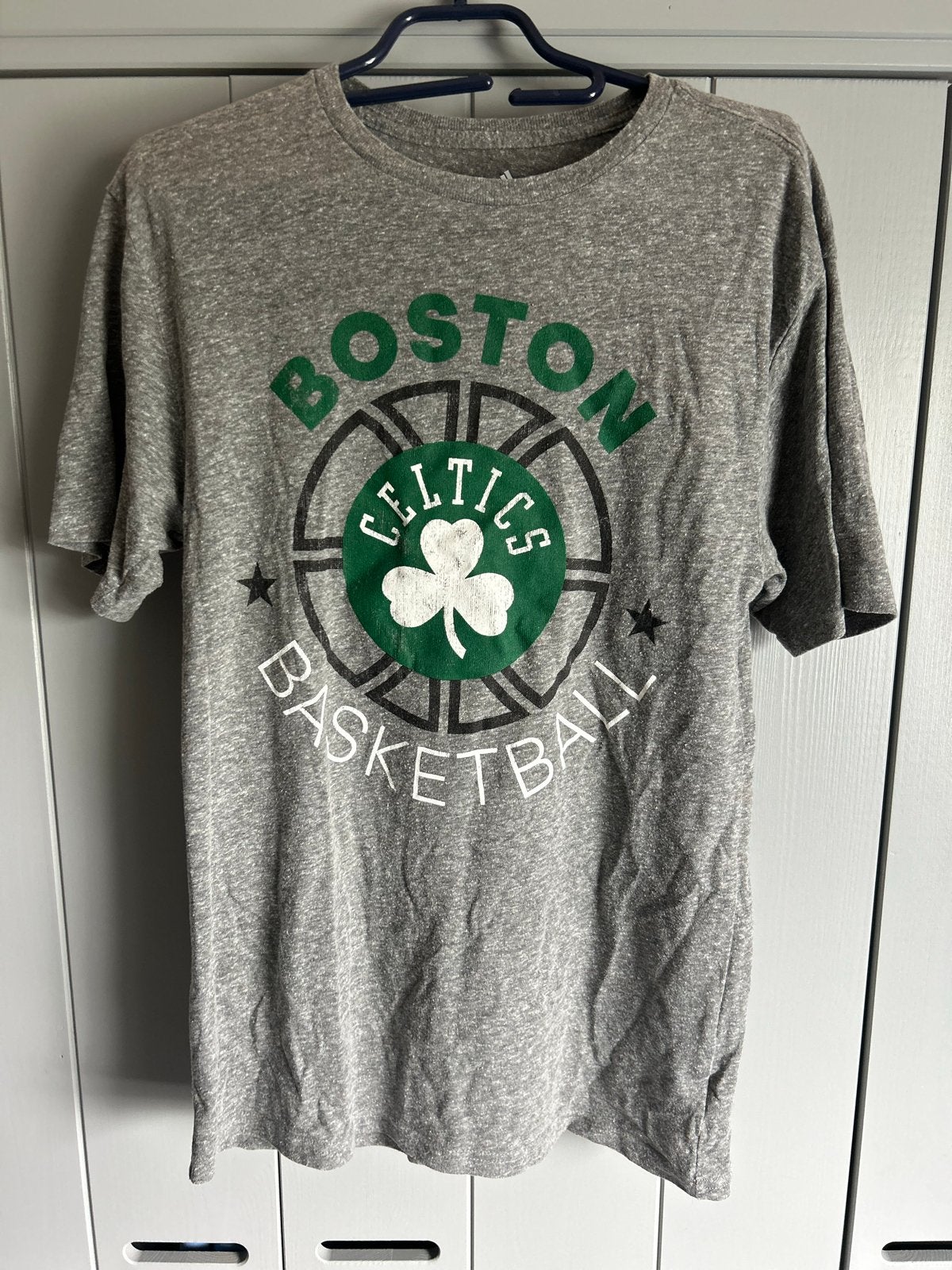 Adidas Boston Celtics T-shirt Maat S, Verzenden, Gedragen, Maat 46 (S) of kleiner, Grijs