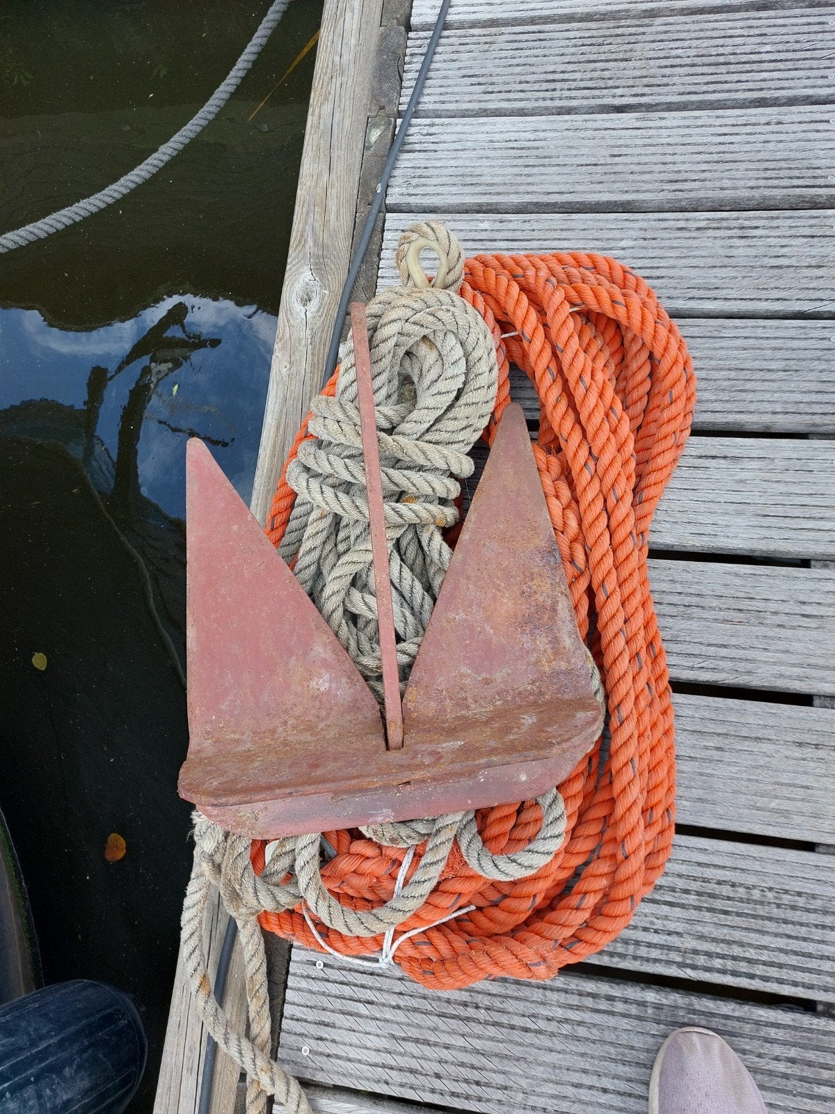 Anker en touw, Ophalen