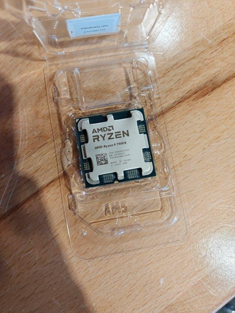 AMD Ryzen 9 7900X, AM5, Ophalen of Verzenden, Zo goed als nieuw, AMD Ryzen 9