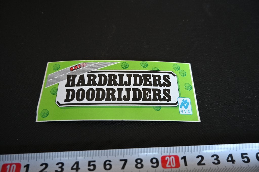 sticker VVN Hardrijders Doodrijders, Ophalen of Verzenden, Zo goed als nieuw