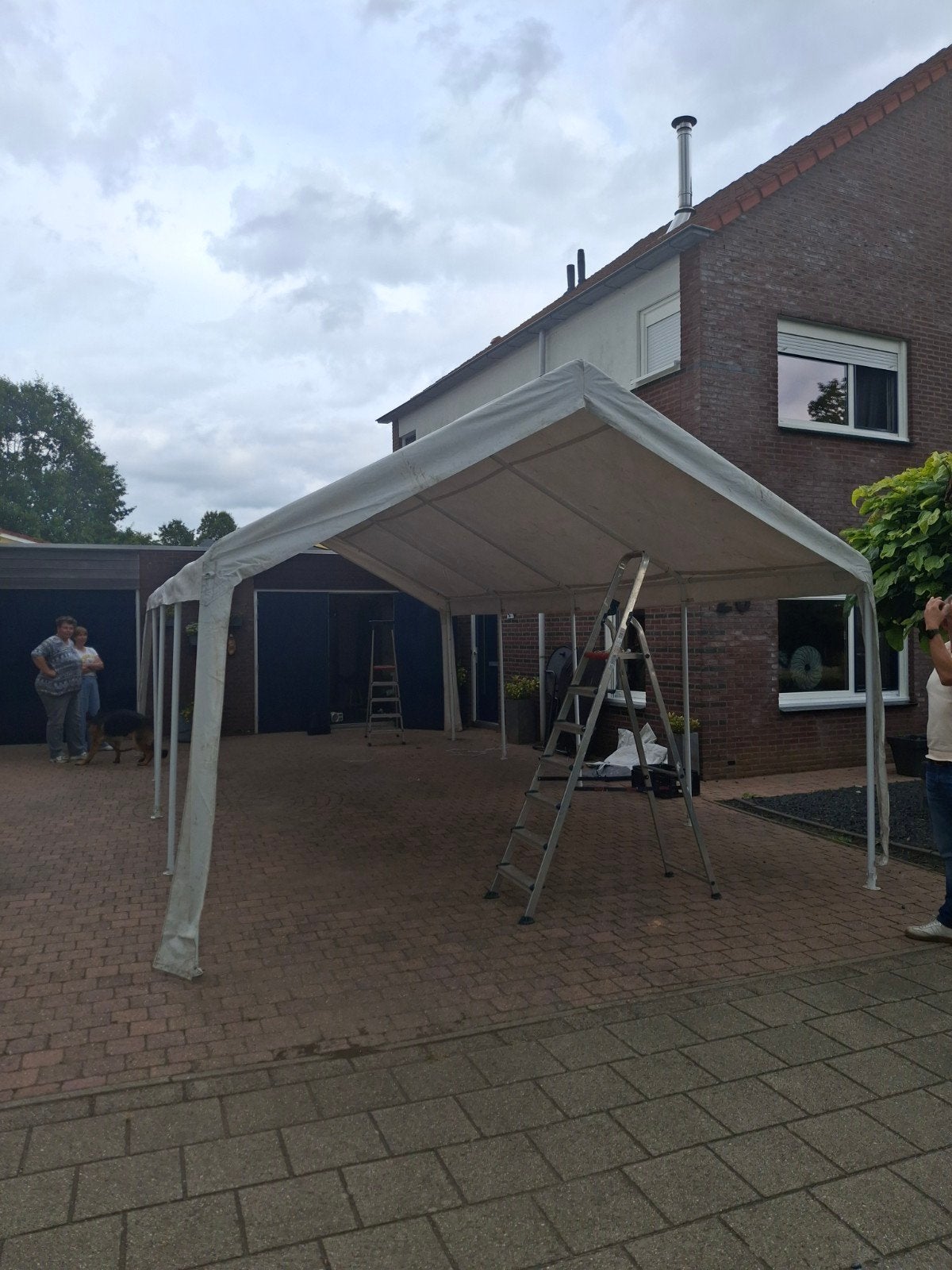 Ruime partytent 8x4 meter te koop, Tuin en Terras, Ophalen, Gebruikt, Partytent, 4 tot 6 meter