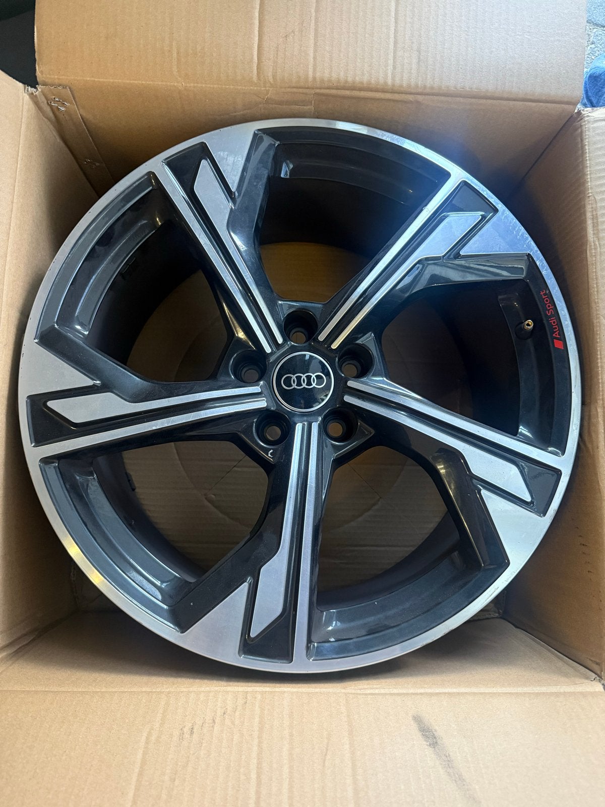 4x 19 inch Audi aluminium velgen, Auto-onderdelen, Gebruikt, Velg(en), 235 mm, Zomerbanden
