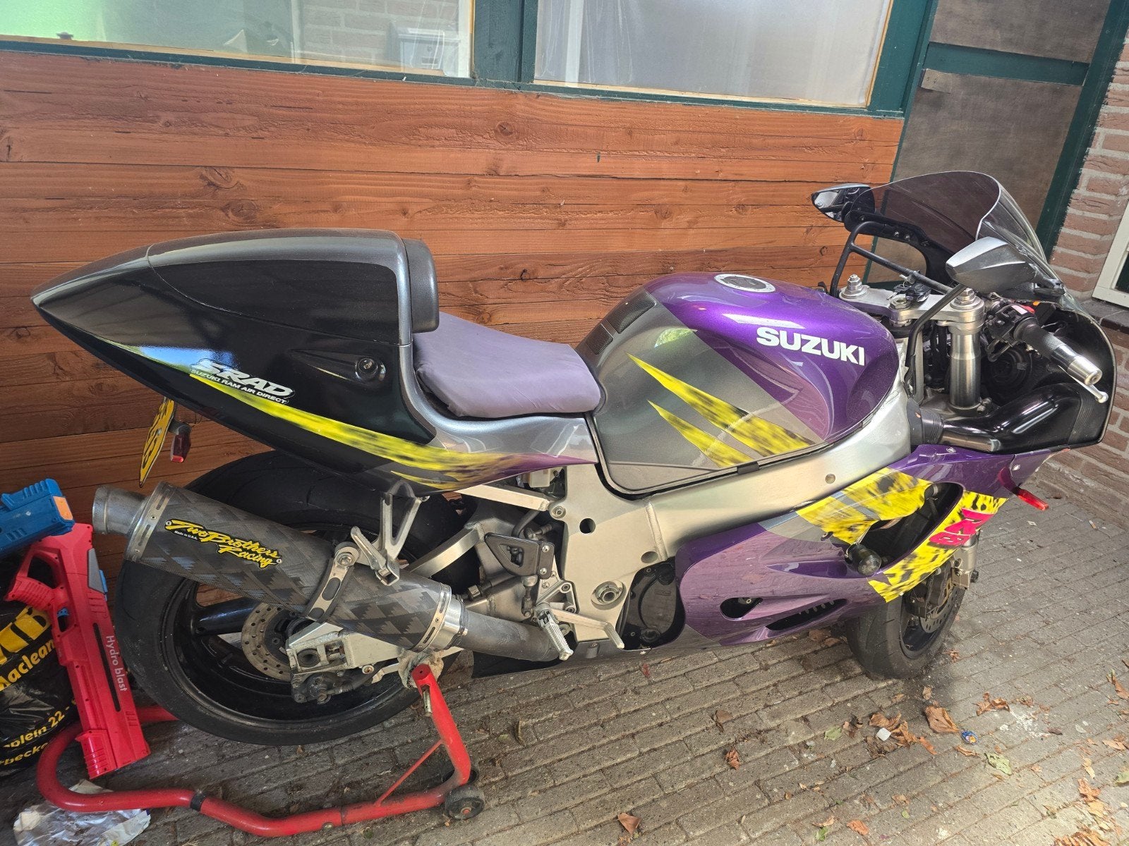 Suzuki GSX-R 750 srad bj 1996, Sportuitlaat, 4 cilinders, Motorrijbewijs A, Gebruikt