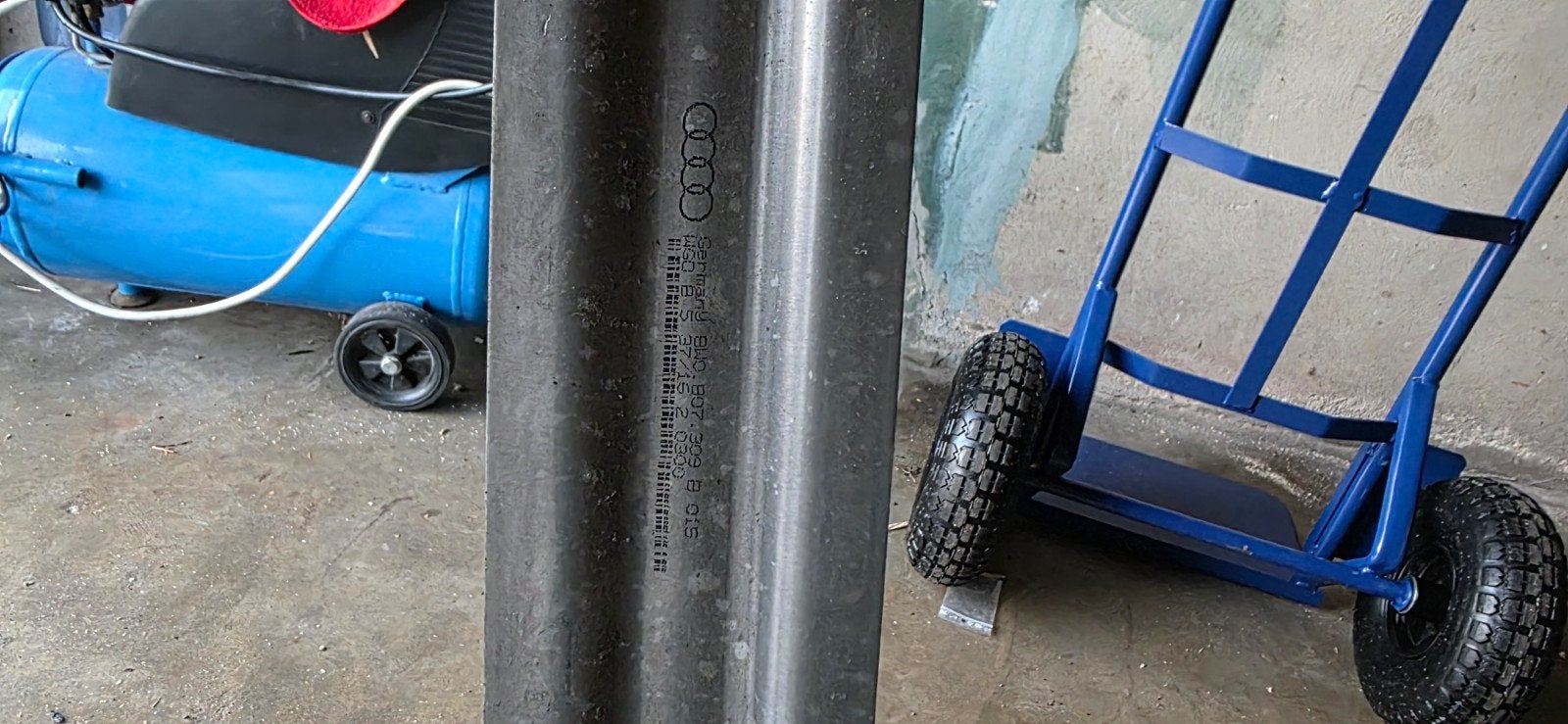 Achterbumperversterking Audi A4 B9, Gebruikt, Achter, Bumper, Audi
