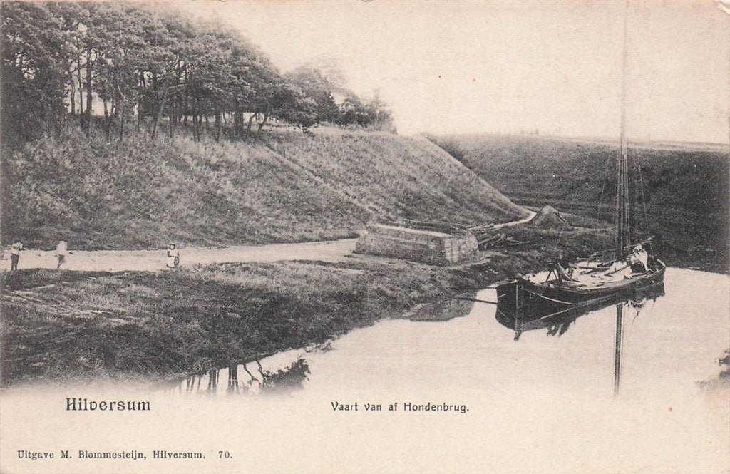 702-232-033 Hilversum Vaart Van Af Hondenbrug., Verzenden, Voor 1920, Noord-Holland