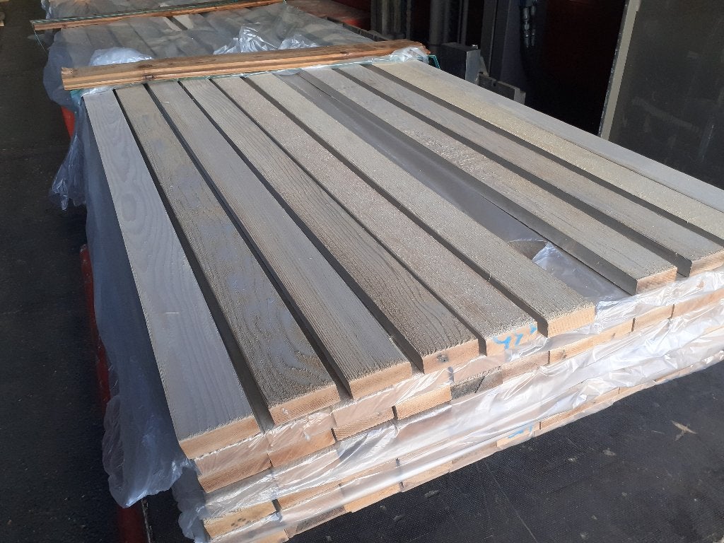 Partij 22m2 Western Red Cedar open gevelbekleding L 335 cm, Ophalen of Verzenden, Nieuw, 250 cm of meer, Planken