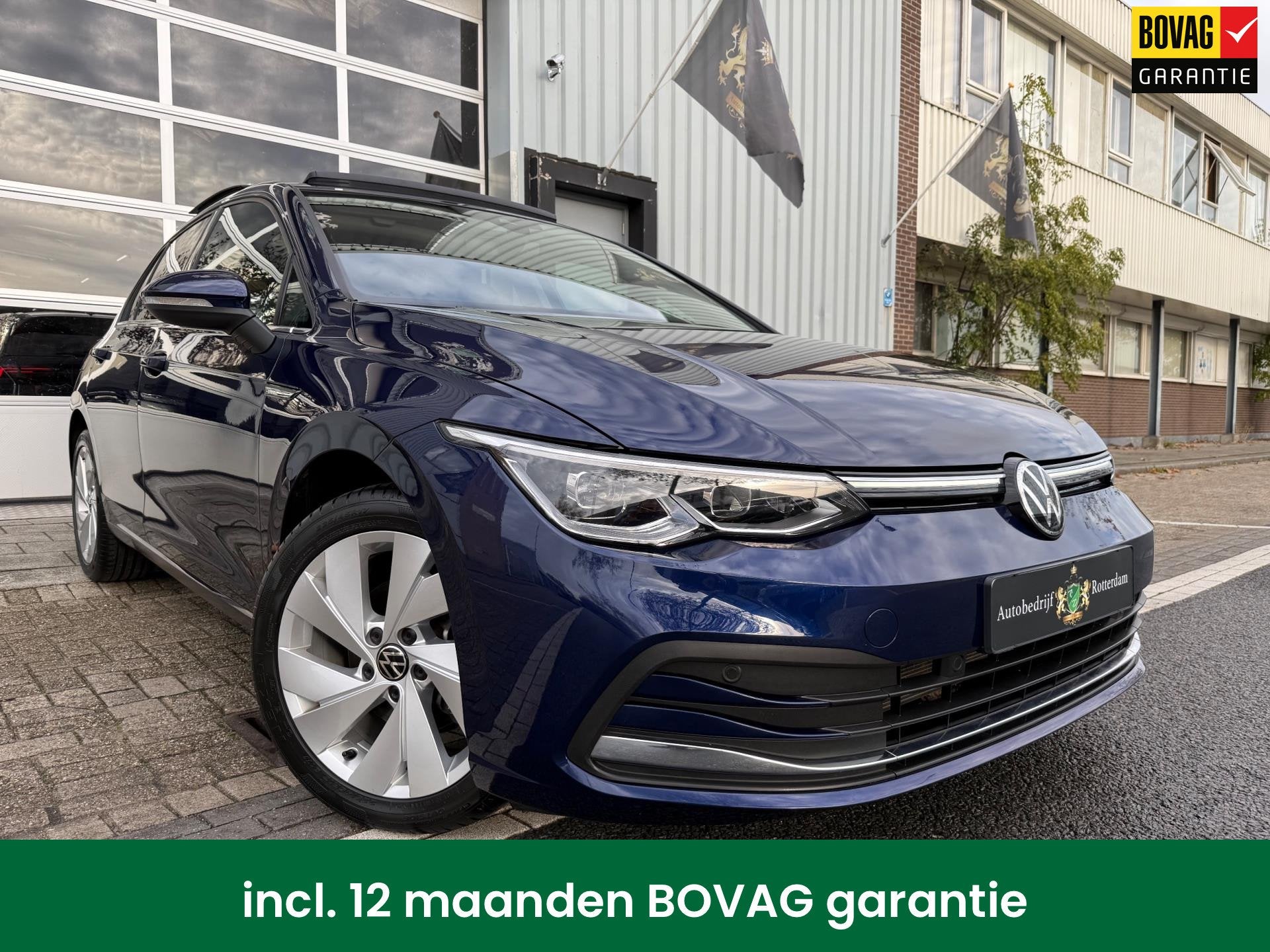 Volkswagen GOLF 1.5 eTSI Style LED/LMV17/PDC/NAVI/VIRTU/PANO, 12 maanden, Blauw, Bedrijf, 1252 kg
