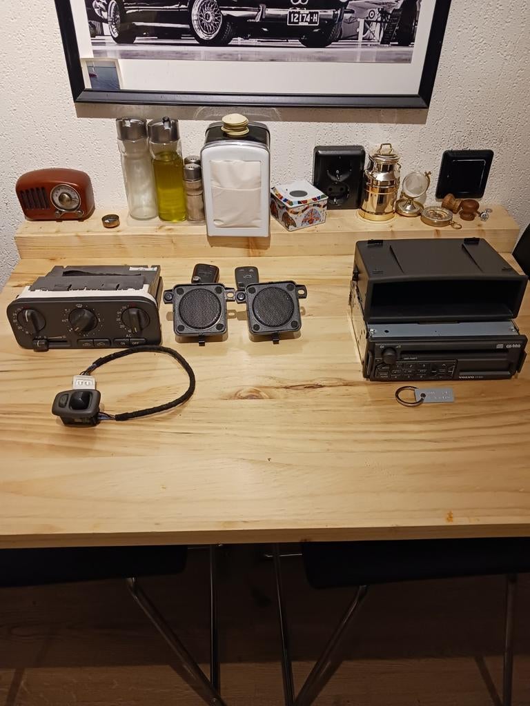Volvo V70, S70, 850 onderdelen: ECC, spiegel, radio, etc., Ophalen, Gebruikt, Volvo