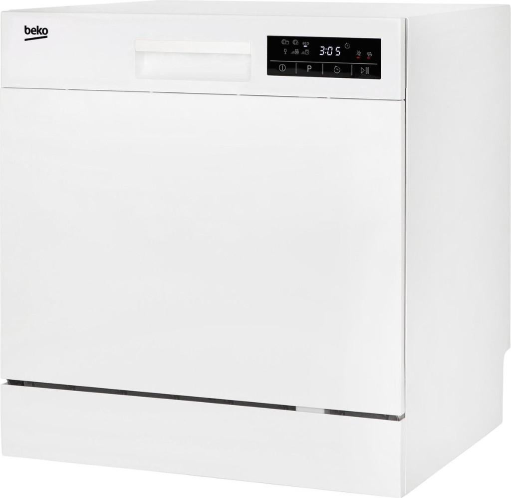 BEKO Mini Vrijstand Vaatwasser - DTC36810W (Nieuwe), Ophalen, Minder dan 85 cm, Minder dan 10 liter, Nieuw