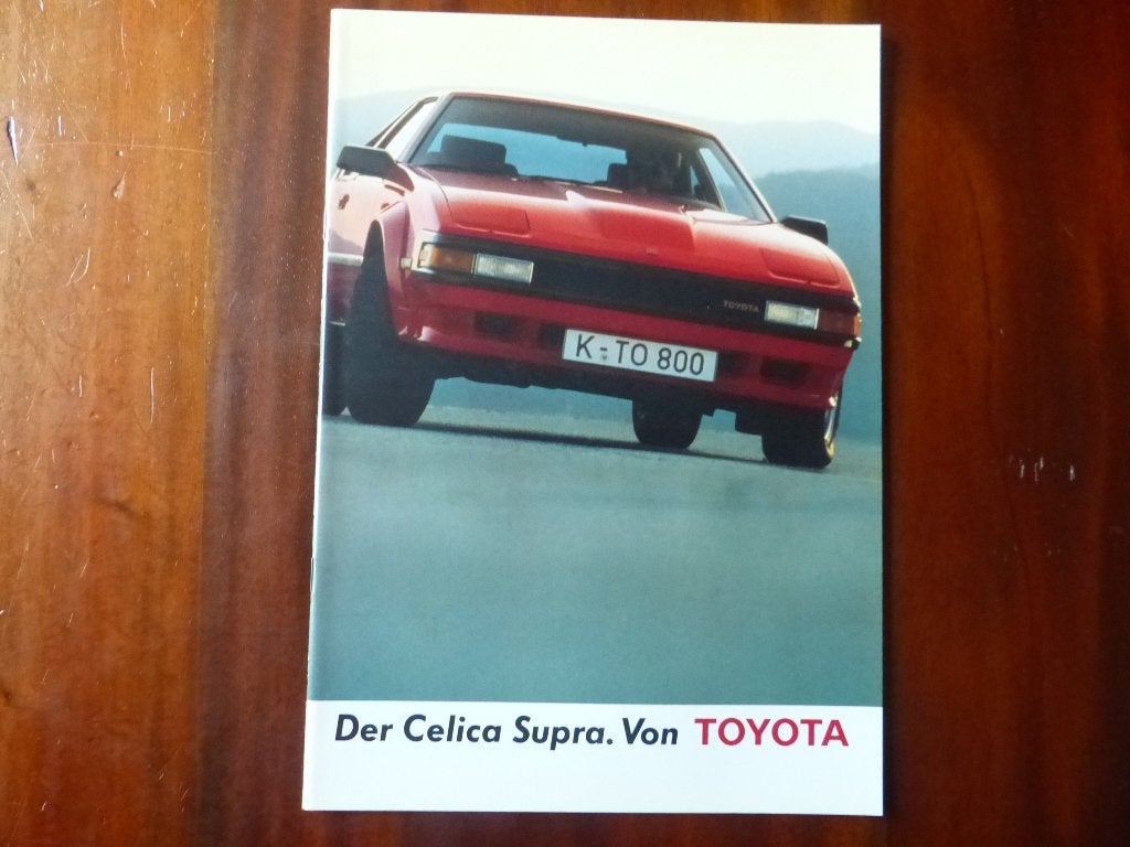 Toyota Celica Supra 1984 brochure   zeldzaam, Verzenden, Zo goed als nieuw, Toyota