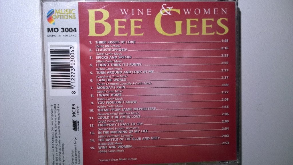Bee Gees - Wine & Women, Ophalen of Verzenden, Zo goed als nieuw, Pop, Album