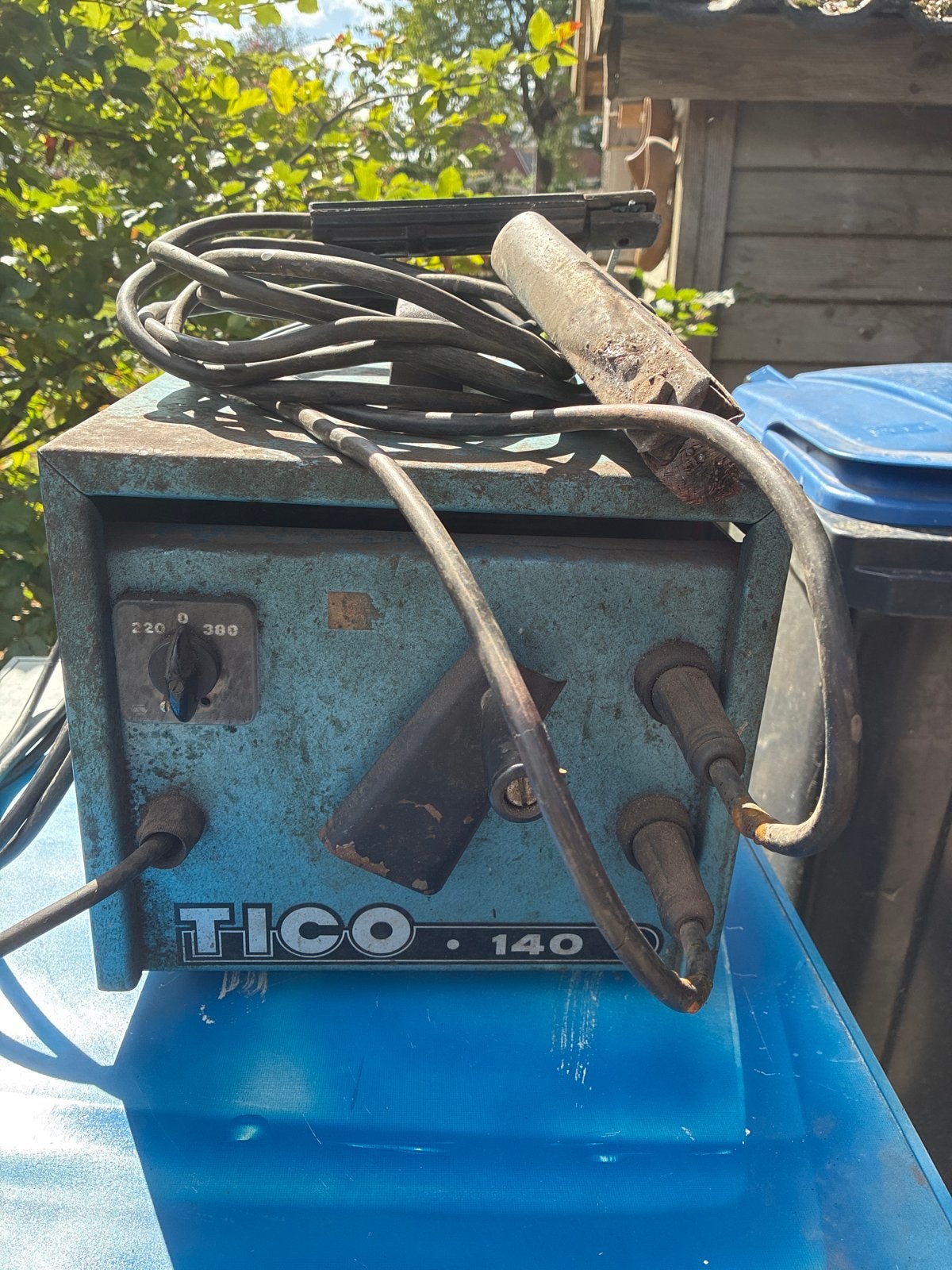 TICO 140 Lasapparaat - Gebruikt, maar functioneel, Ophalen of Verzenden, Gebruikt, 150 tot 250 ampère, Elektroden