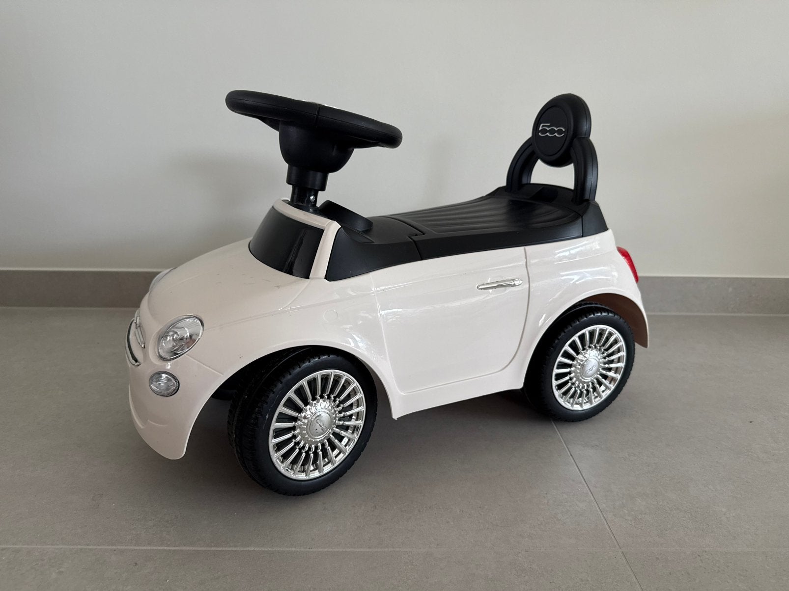 Puck loopauto Fiat 500 wit, Ophalen, Zo goed als nieuw