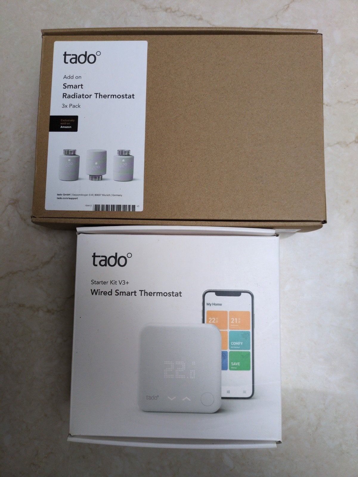Tado Thermostaat Starter Kit V3+ & Radiatorthermostaten, Minder dan 30 cm, Nieuw, Minder dan 60 cm, Ophalen