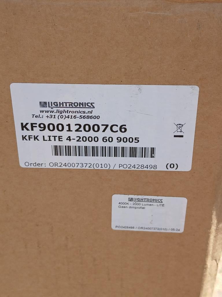 Lightronics KFK LITE 4-2000 60 9005 LED-lamp, Huis en Inrichting, Lampen | Losse lampen, Ophalen of Verzenden