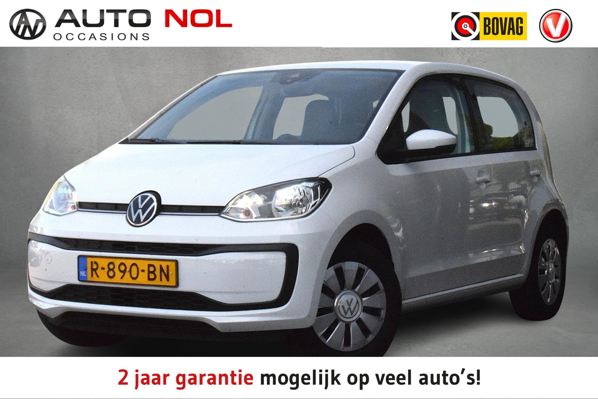 Volkswagen Up! 1.0 | 5 Deurs | Airco | DAB, Auto's, Stof, Gebruikt, 4 stoelen, Origineel Nederlands