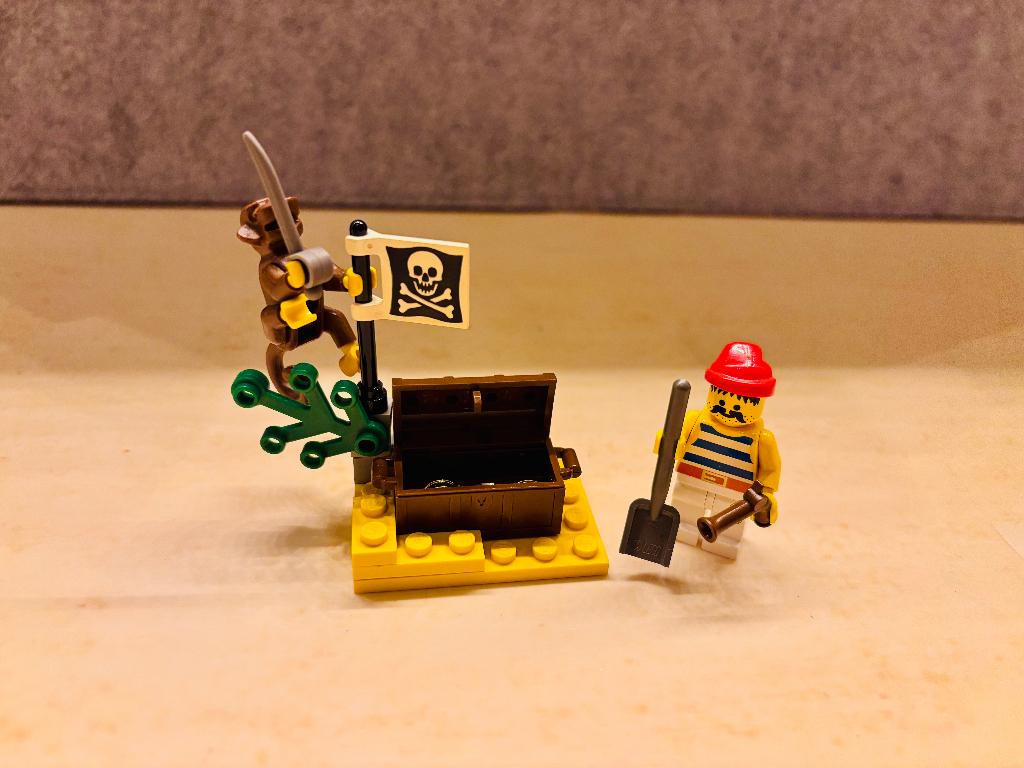 LEGO 6235 Buried Treasure, Gebruikt, Lego, Complete set, Compleet