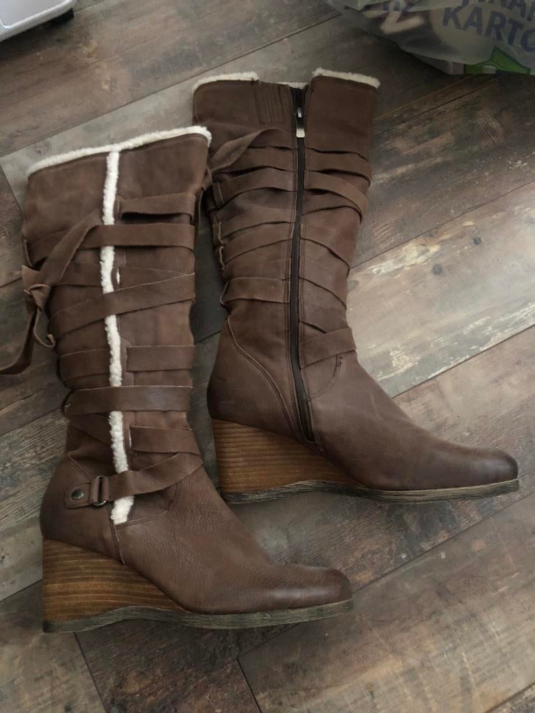 5th evenue boots, Ophalen of Verzenden, Zo goed als nieuw, Bruin, Hoge laarzen