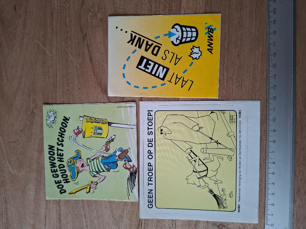 Sticker houd het schoon, Ophalen of Verzenden, Zo goed als nieuw, Overige typen