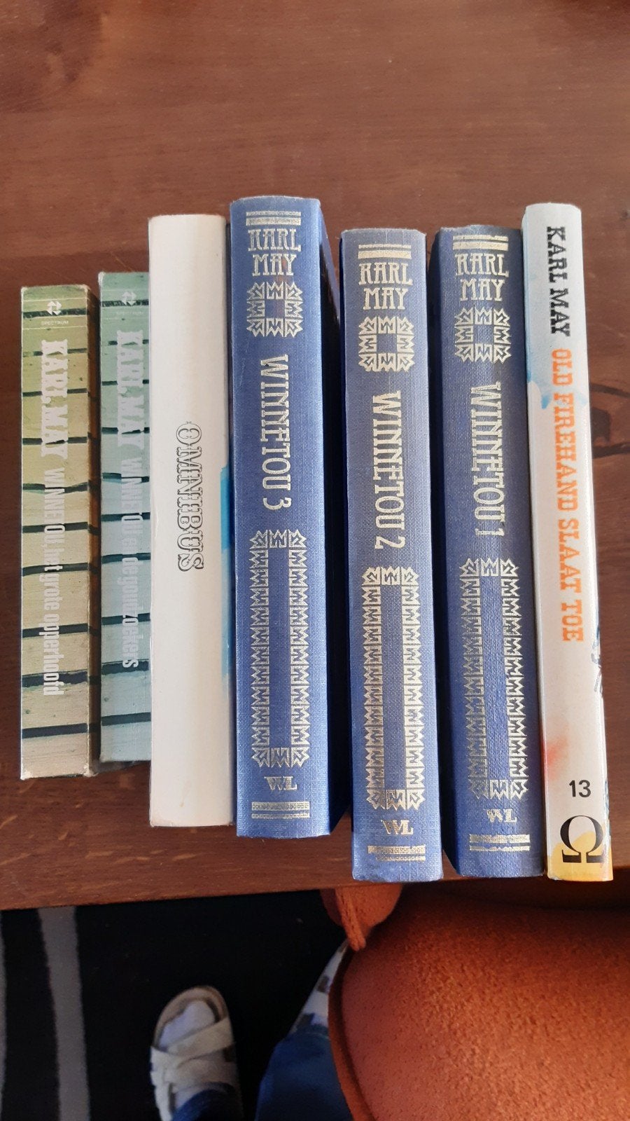 Diverse boeken over de avonturen van Winnetou van Karl May, Ophalen of Verzenden, Gelezen, Karl May
