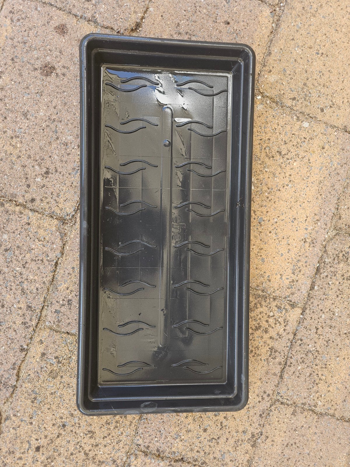 Elho Green Basics garden XXL schotel 60cm living black, Ophalen, Nieuw, Kunststof