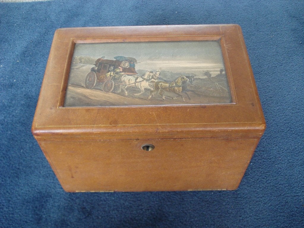 oude sieraden doos, Antiek en Kunst, Curiosa en Brocante, Ophalen of Verzenden