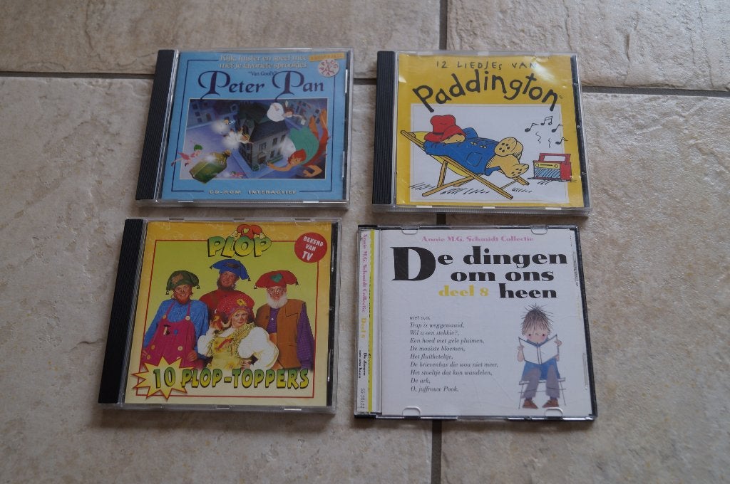 4 Kinder CD's, Ophalen of Verzenden, Zo goed als nieuw