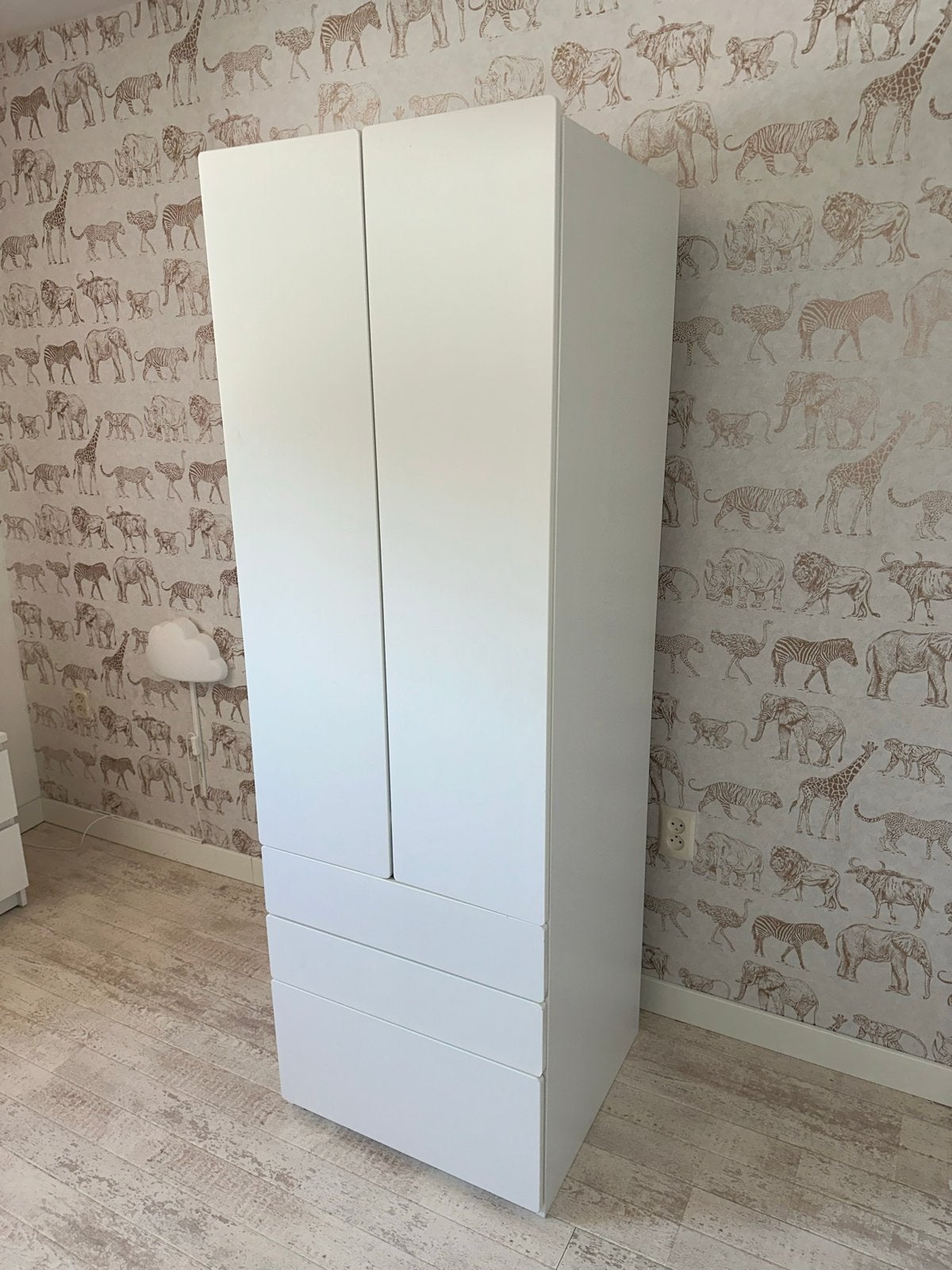 Ikea kledingkast wit, zo goed als nieuw, Ophalen, 50 tot 100 cm, Zo goed als nieuw, Met lade(s)