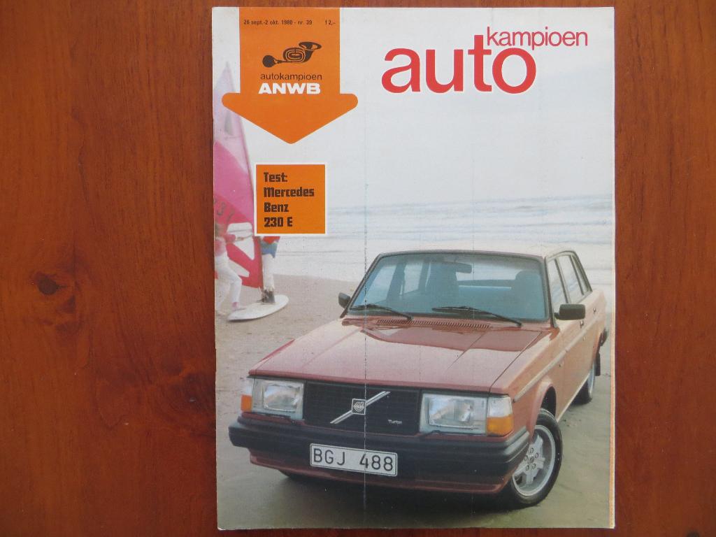 Autokampioen 39 1980 Mercedes-Benz 230 E (test), Murena, Ophalen of Verzenden, Nieuw, Mercedes