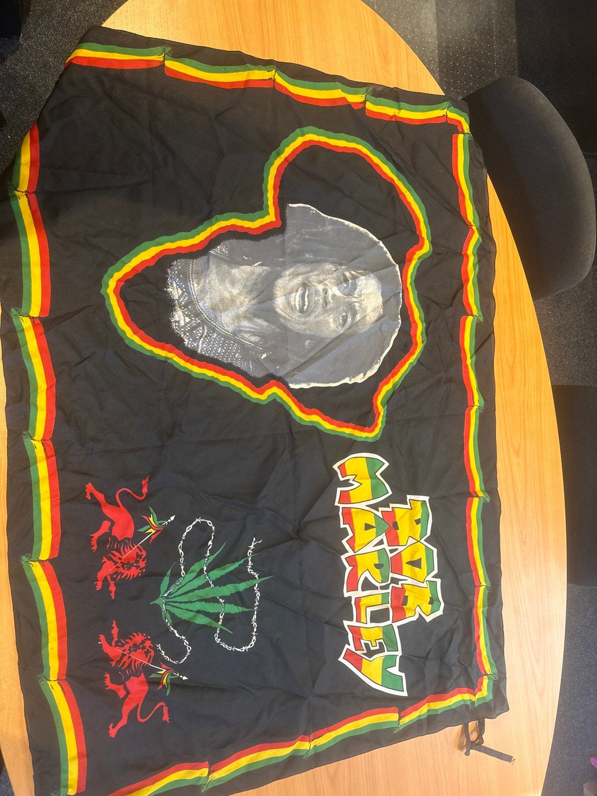 Bob Marley vlag, Verzenden, Gebruikt