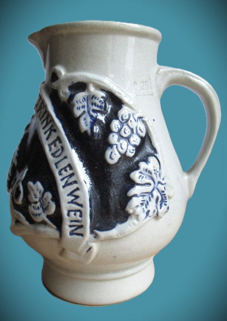 Kan~Duitse Steengoed Wijnkan~Trinkedlen Wein Pitcher~Kan, Antiek en Kunst, Ophalen of Verzenden