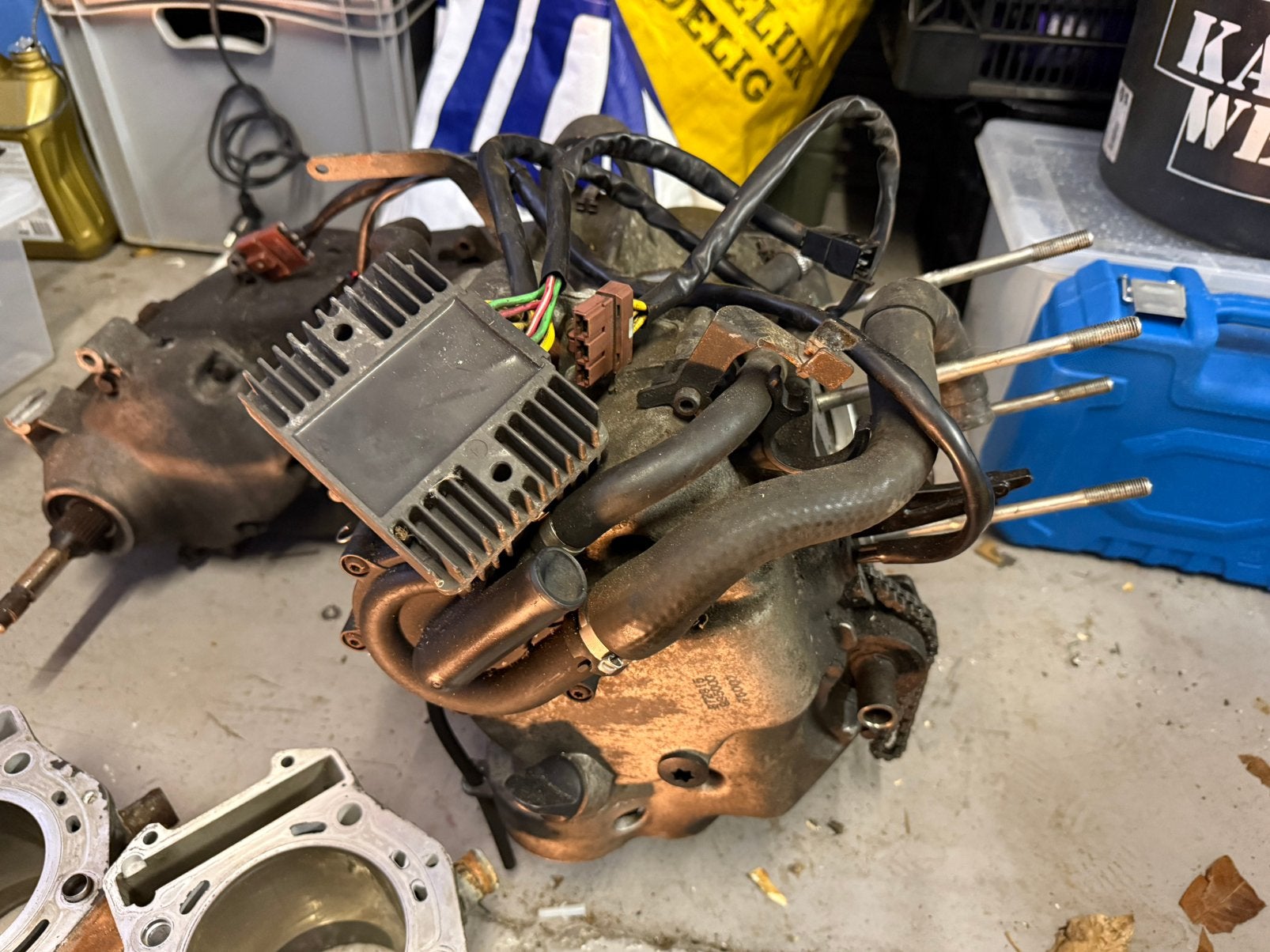 Piaggio MP3 400LT motorblok voor onderdelen, Ophalen