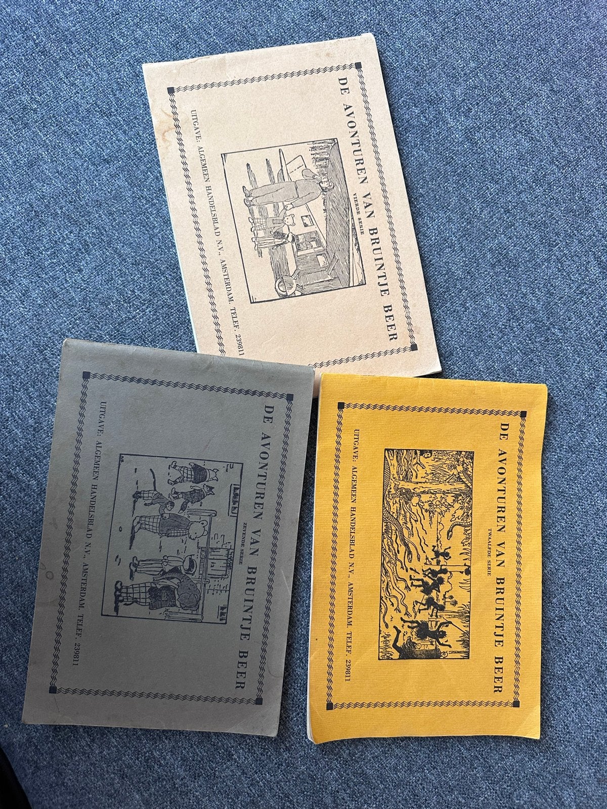De Avonturen van Bruintje Beer - 3 vroege series, Meerdere stripboeken, Ophalen of Verzenden, Gelezen